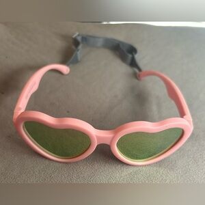 Baby Girl Heart Shaped Sunglasses / Shades w/ Strap